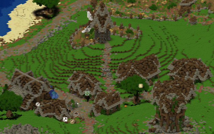 An aerial view of Maltic as of 1.19