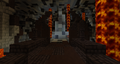 Hidden Lava/Nether room with Ice crystal