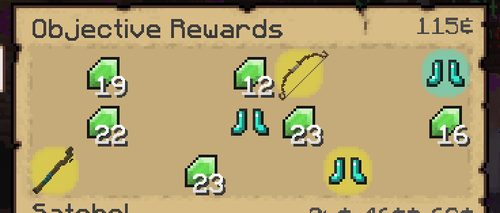 Reward for completing Gather 25 Fish as Level 85