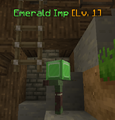 The Emerald Imp's original appearance in the Ragni Outskirts